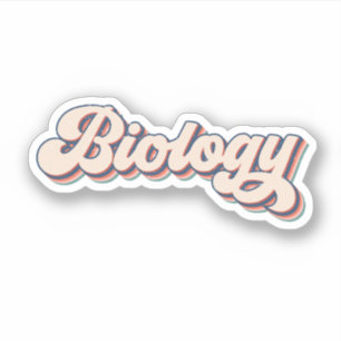 Sticker I Love Biology, Biology Citations