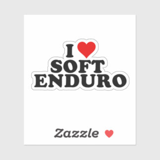 Sticker I Love / Enduro doux coeur