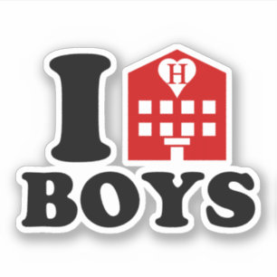 Sticker I Love Hotel Boys