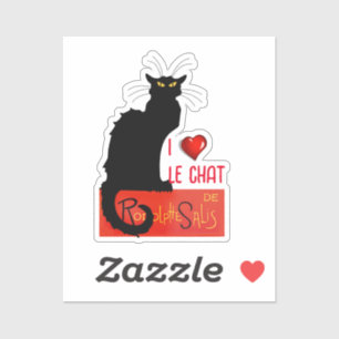 Sticker I Love Le Conversation Noir