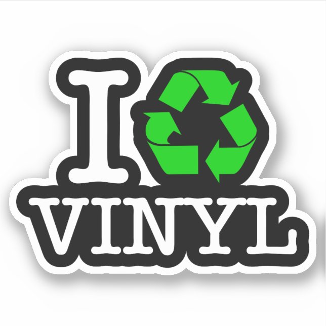 Sticker I Recycle Vinyl (Devant)
