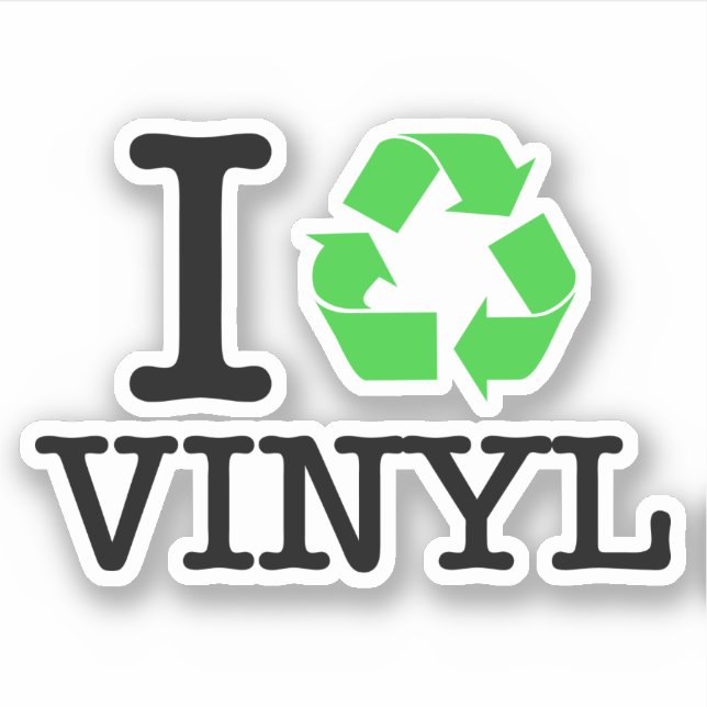 Sticker I Recycle Vinyl (Devant)