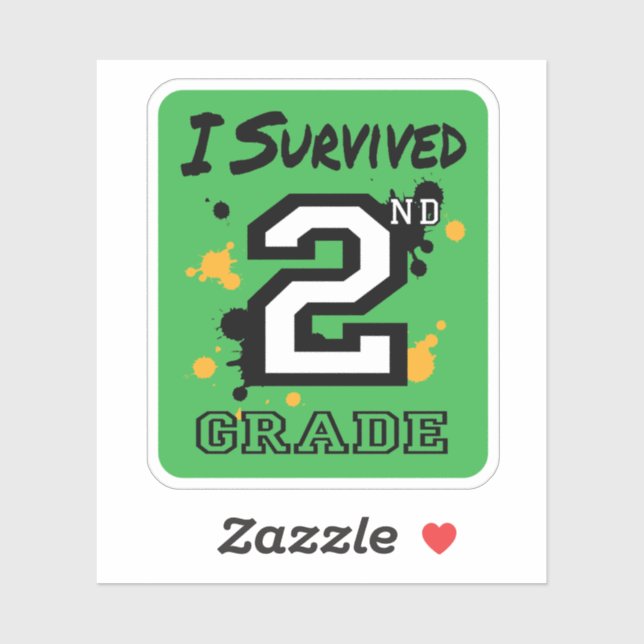 Sticker I Survive 2e année (Feuille)