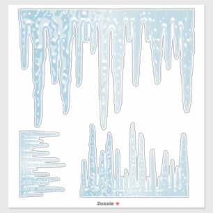 Sticker Icicule glace d'hiver