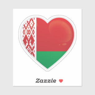 Sticker Icône d'amour biélorusse
