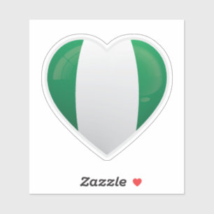 Sticker Icône d'amour du Nigeria