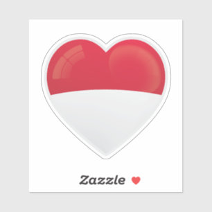 Sticker Icône d'amour Indonésie