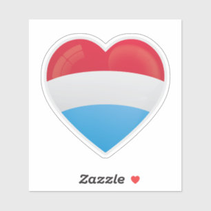 Sticker Icône de l'amour luxembourgeois