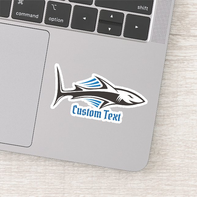 Sticker Icône tribale de requin 1 (Détail)