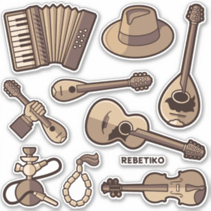 Sticker Icons Rebetiko