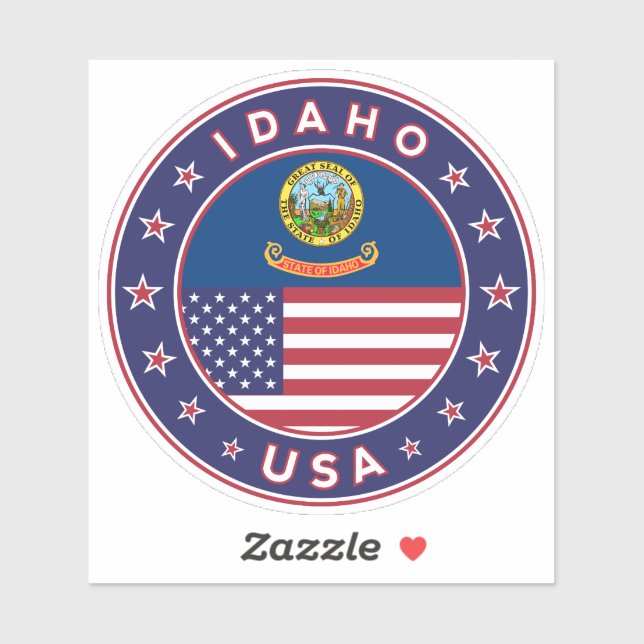 Sticker Idaho (Feuille)