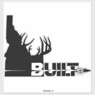 Sticker Idaho Construite Chasseur De Cerfs Vinyl Decal