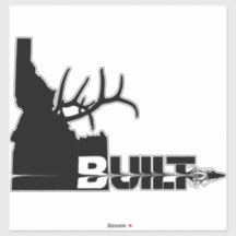 Idaho Construite Chasseur de Elc Vinyl Decal