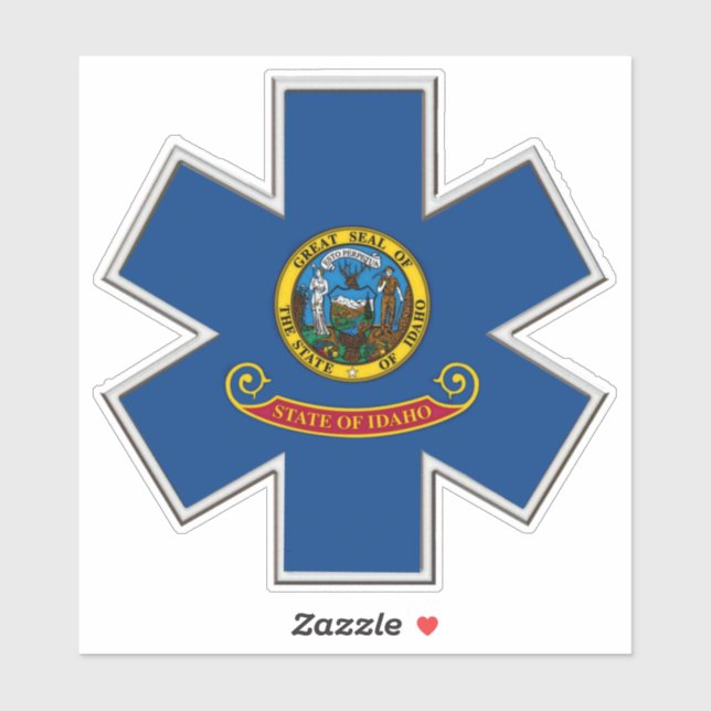 Sticker Idaho EMS (Feuille)