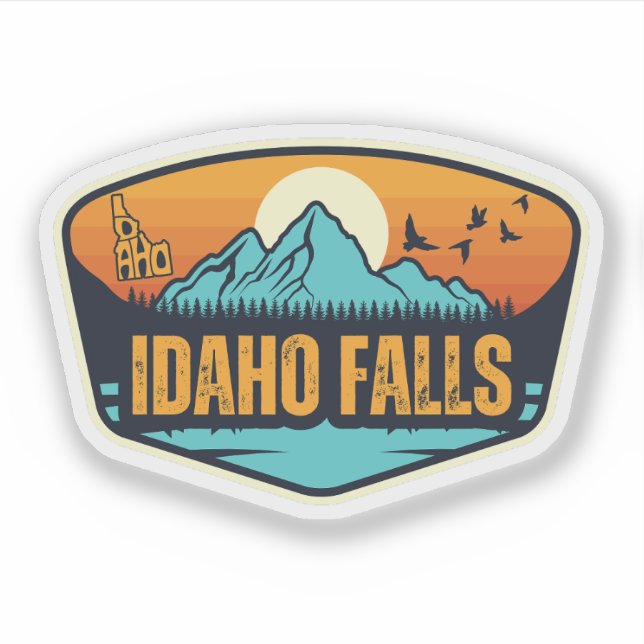 Sticker Idaho Falls, Idaho (Devant)