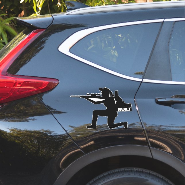 Sticker Idaho Hunress Vinyl Decal (Coté voiture)