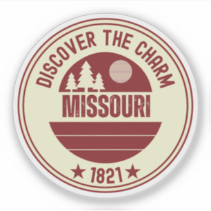 Sticker Idée cadeau pour l'État Montre-Moi - Missouri