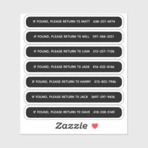 Sticker Identification personnalisée de raquette de pickle