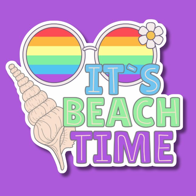 Sticker Il est étanche au temps de la plage (Créateur téléchargé)