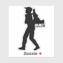 Il fait du sac à dos Idaho Vinyl Decal