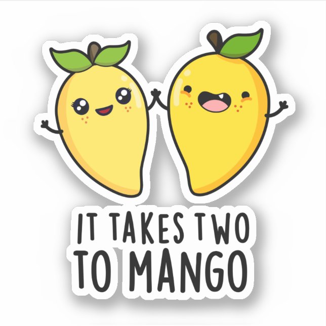 Sticker Il Faut Deux Pour Mango Danseuse Danseuse Fruit Pu (Devant)