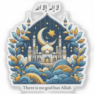 Sticker Il n'y a pas de dieu sauf Allah