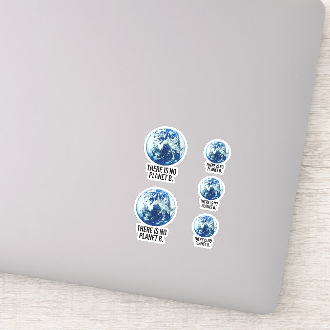 Sticker Il n'y a pas de planète B (Détail)