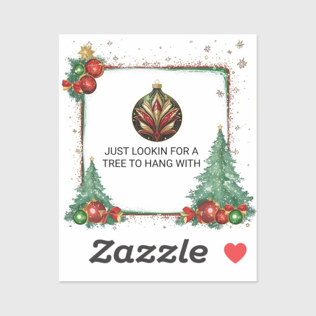 Sticker Il Suffit De Chercher Un Arbre Avec Lequel Se Teni (Feuille)