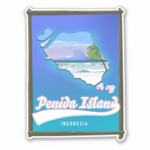 Sticker Île de Penida Indonésie