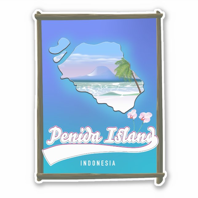 Sticker Île de Penida Indonésie (Devant)