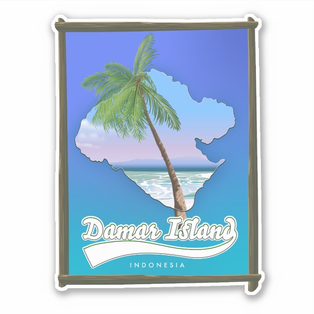 Sticker Île de Penida Indonésie (Devant)