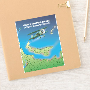 Sticker Île-du-Prince-Édouard, carte du Canada.