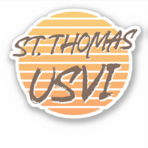Sticker Îles Vierges Saint-Thomas