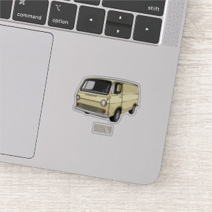 Sticker Illustration classique de van