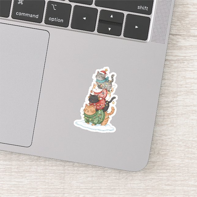 Sticker Illustration d'art de chat mignon, conception de p (Détail)