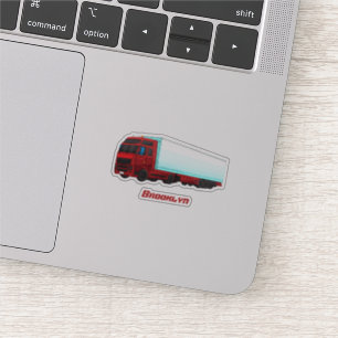 Sticker Illustration de camion roumain