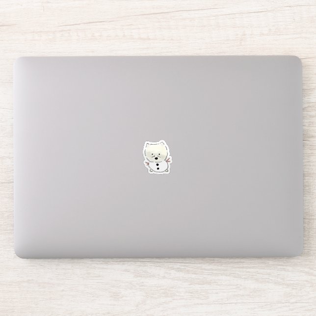 Sticker Illustration de chiot de chien mignon (Ordinateur)