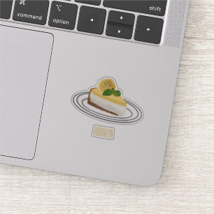 Sticker Illustration de citron cheesecake