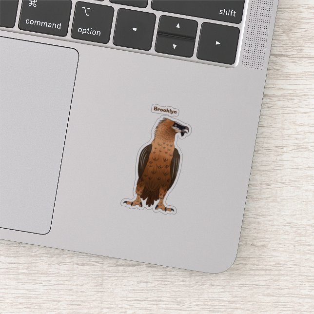 Sticker Illustration de dessin animé autour du vautour (Détail)