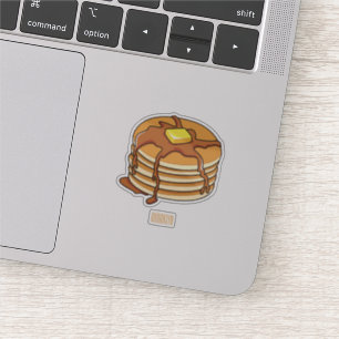 Sticker Illustration de dessin animé de Pancake