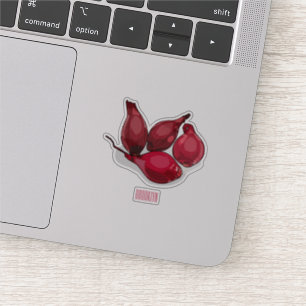 Sticker Illustration de dessin animé Shallot