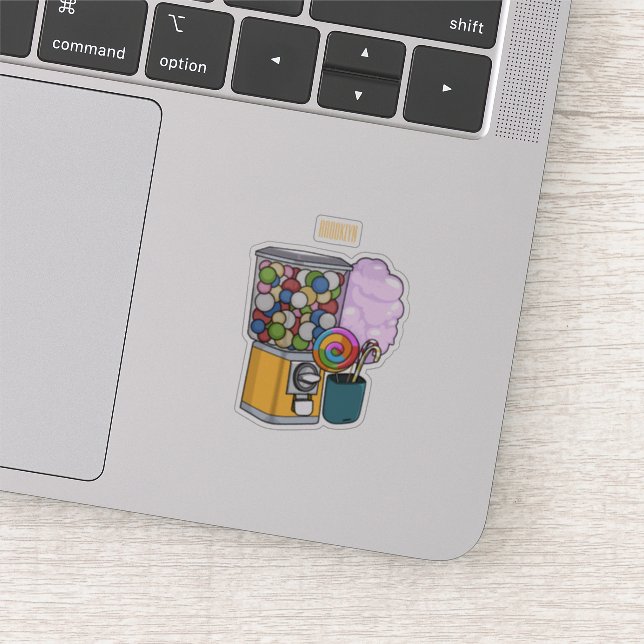 Sticker Illustration de dessin de bonbon (Détail)