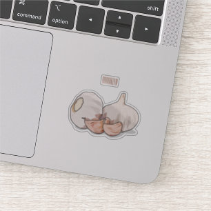 Sticker Illustration de dessin sur l'ail