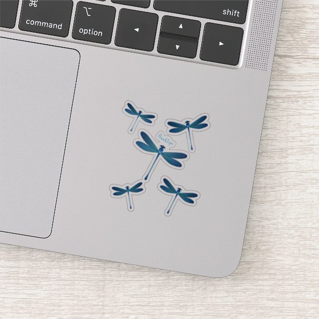 Sticker Illustration de dragonfly (Détail)