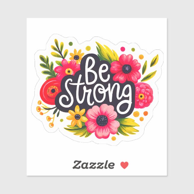 Sticker Illustration de fleur à forte floraison (Feuille)