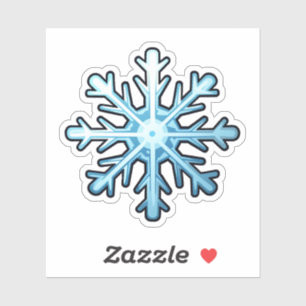 Sticker Illustration de flocon de neige de dessin