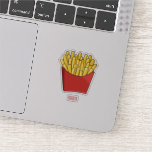 Sticker Illustration de frites