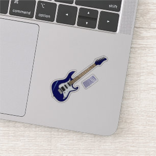 Sticker Illustration de guitare électrique