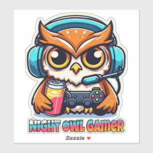 Sticker Illustration de jeu amusante avec la mascotte du j
