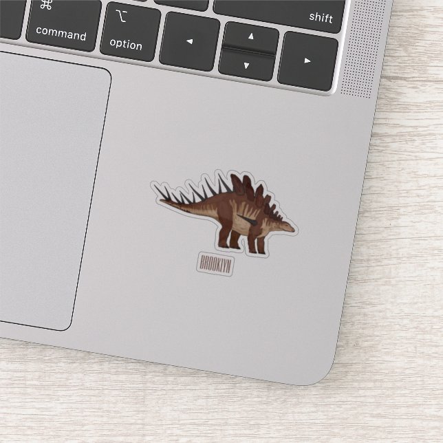 Sticker Illustration de Kentrosaurus (Détail)